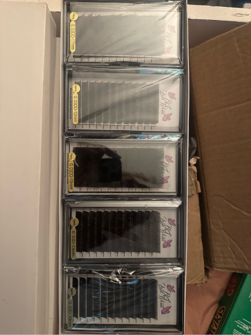 Eyelash Extensions 5 trays